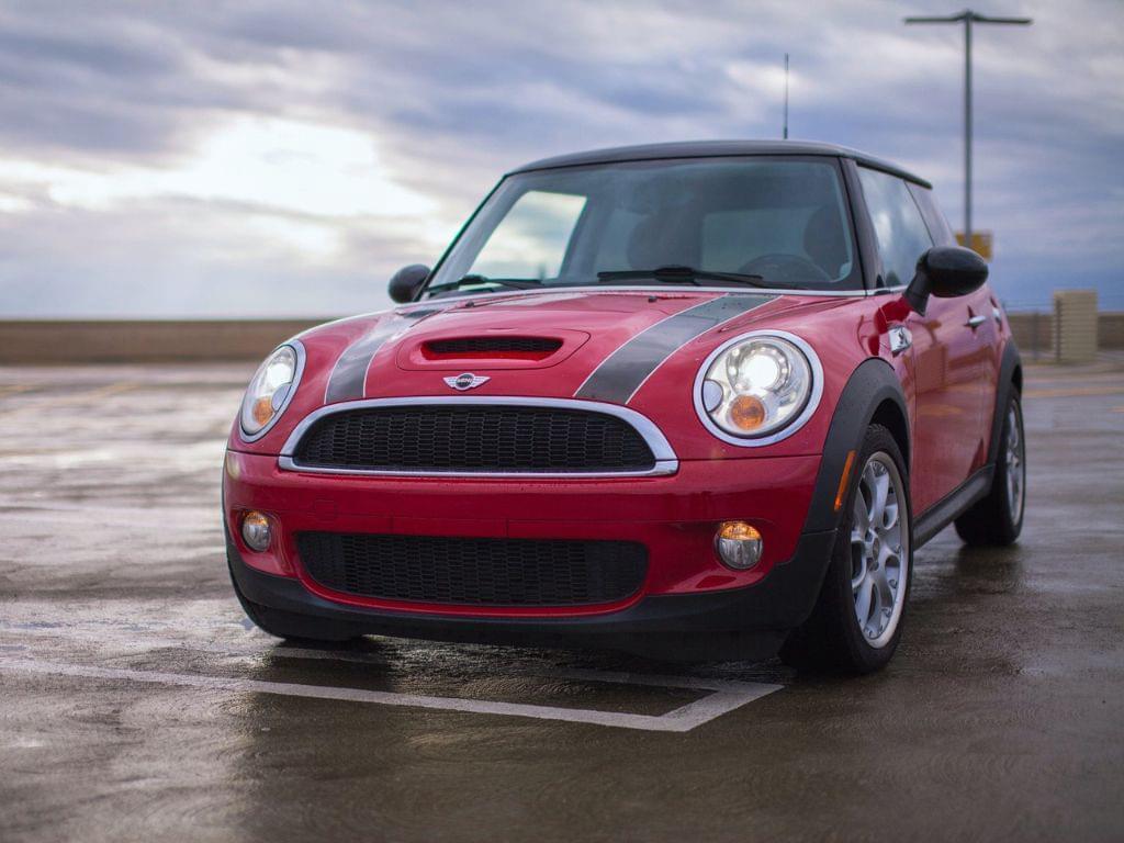 auto deportivo barato mini cooper color rojo